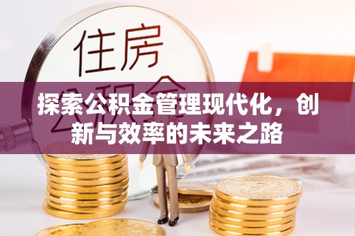 孝昌探索公积金管理现代化，创新与效率的未来之路