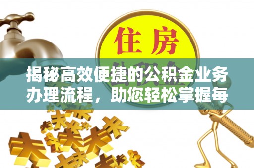 孝昌揭秘高效便捷的公积金业务办理流程，助您轻松掌握每一步